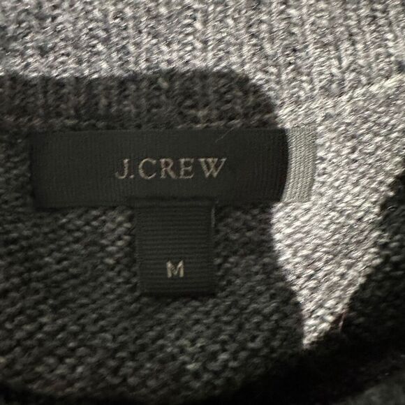 J. Crew pink and grey fair isle sweater- size M - Picture 6 of 10